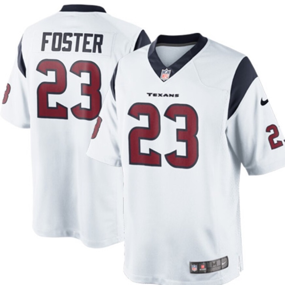 Arian Foster Houston Texas White Jersey